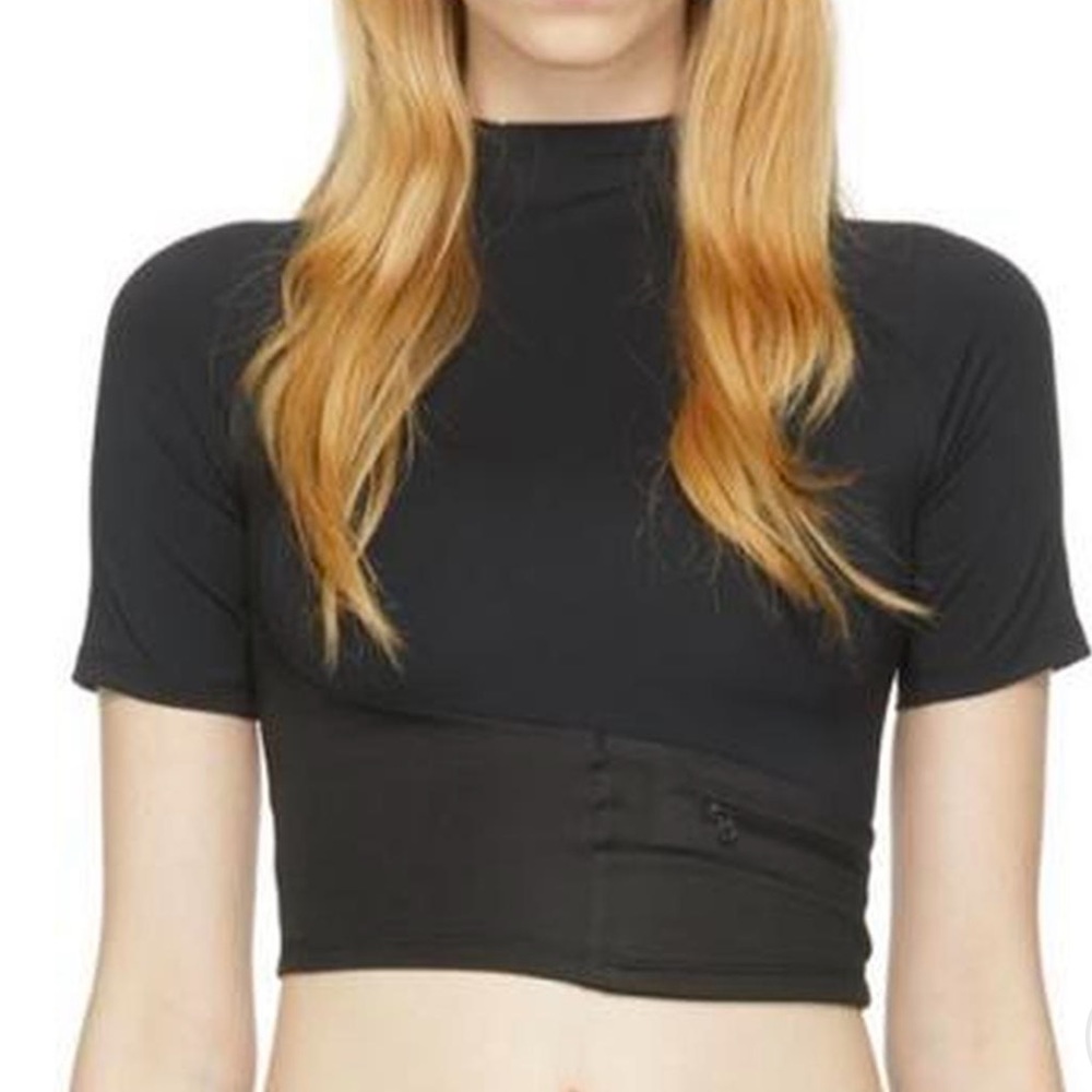 Hyein Seo black polyester top